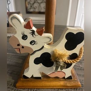 Country Cow Paper Towel Holder